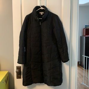 Motherhood Maternity Black Puffer Coat